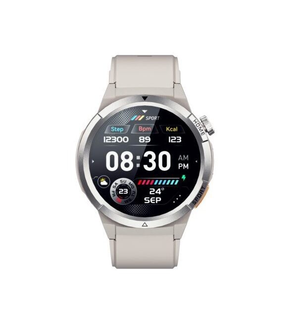 QCY Active GX Watch S12 Grey 1,43" AMOLED HD 466x466 Metal Crown &  buttons Call HD BT Watch IP68